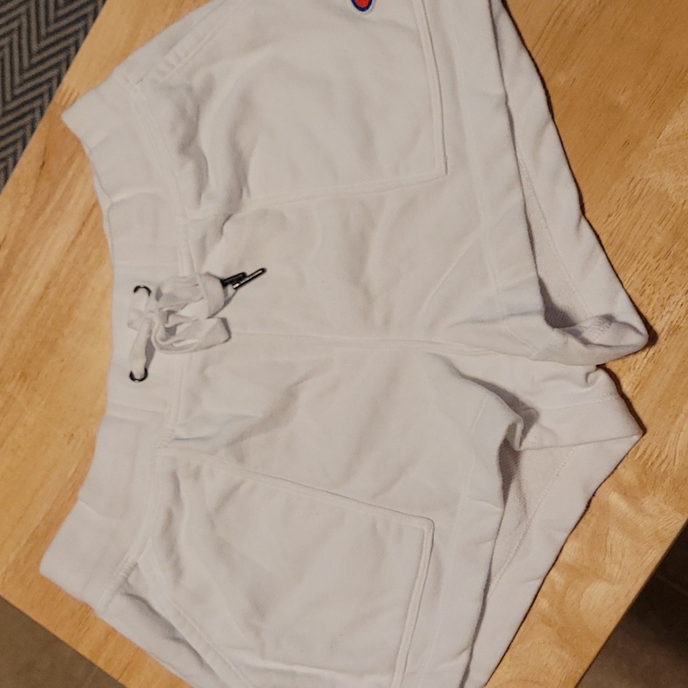 Champion Women’s White Lounge Shorts (size S)